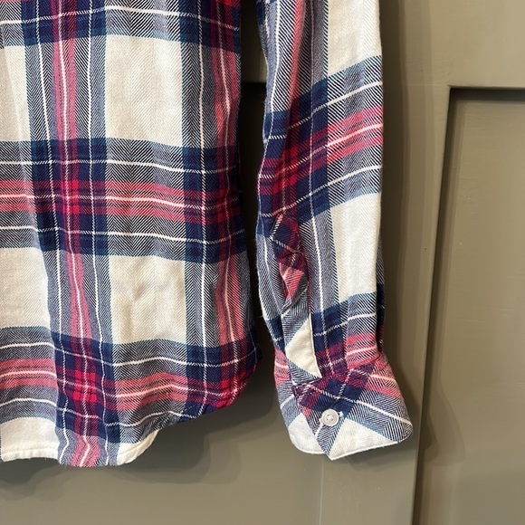 Rails Hunter Plaid Flannel Long Sleeve Button Down Shirt Super Soft Size XS - Picture 10 of 13